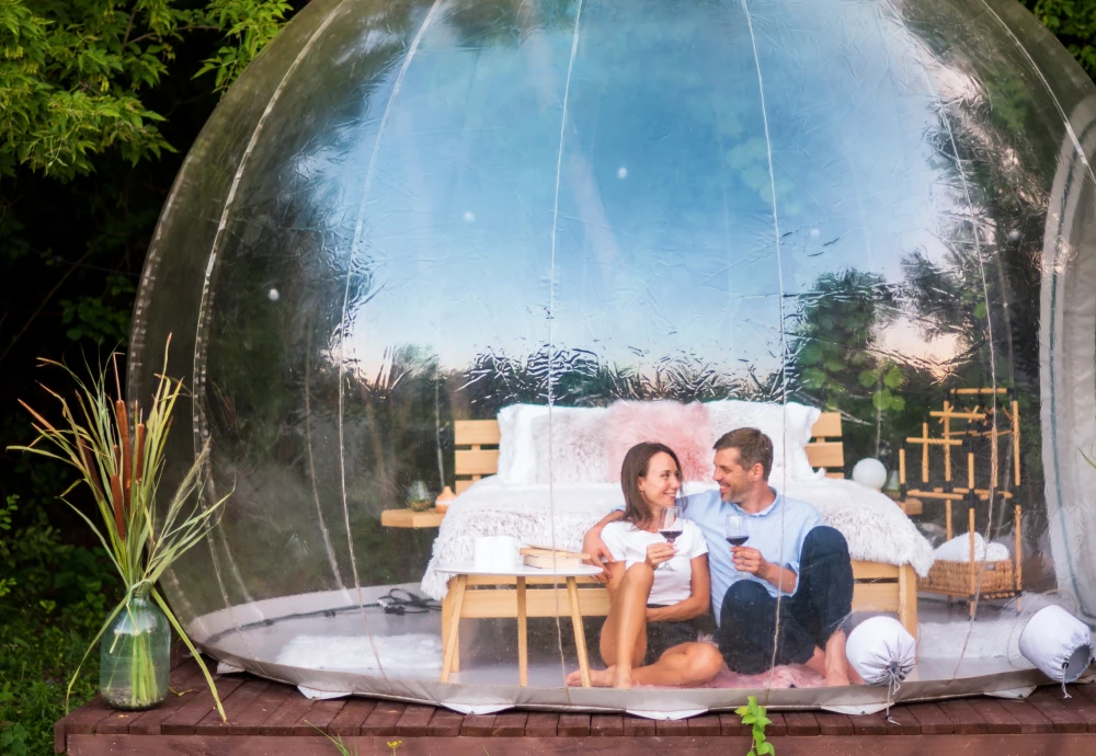 make your own bubble tent